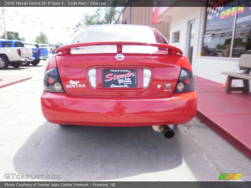 Code Red / Charcoal 2006 Nissan Sentra SE-R Spec V