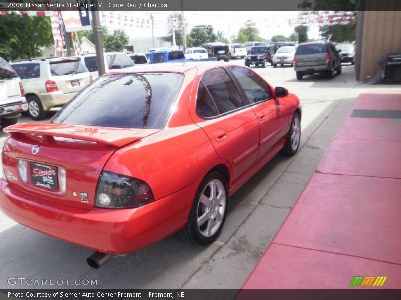 Code Red / Charcoal 2006 Nissan Sentra SE-R Spec V