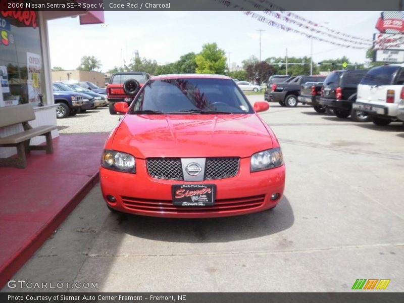 Code Red / Charcoal 2006 Nissan Sentra SE-R Spec V