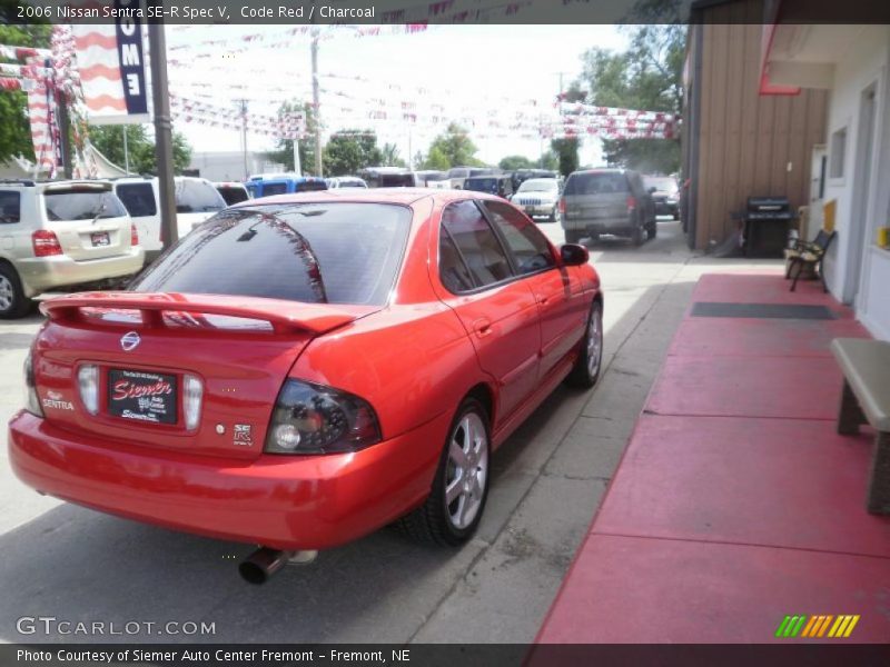Code Red / Charcoal 2006 Nissan Sentra SE-R Spec V