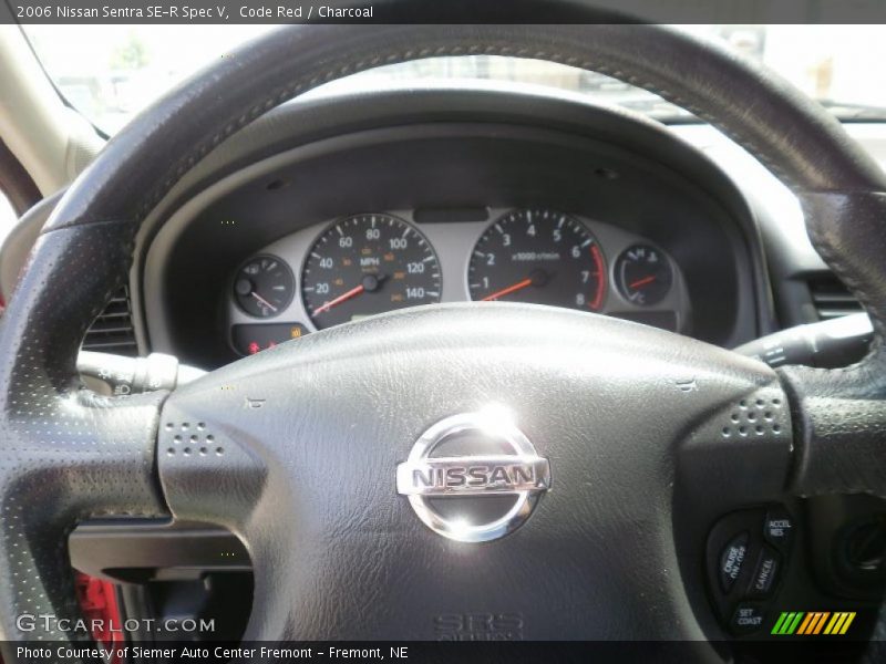 Code Red / Charcoal 2006 Nissan Sentra SE-R Spec V