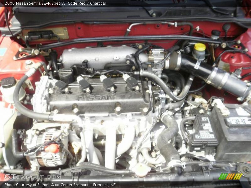 Code Red / Charcoal 2006 Nissan Sentra SE-R Spec V