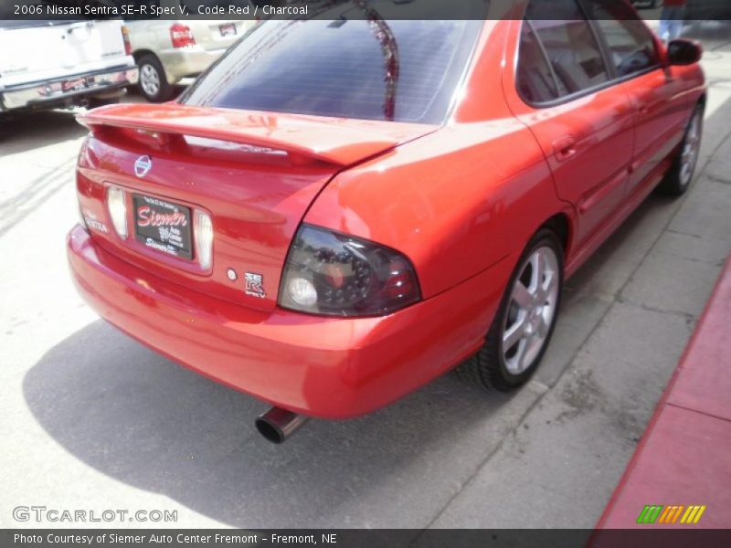 Code Red / Charcoal 2006 Nissan Sentra SE-R Spec V