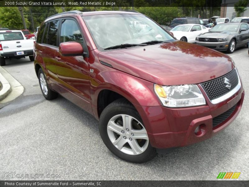 Moab Red Metallic / Beige 2008 Suzuki Grand Vitara Luxury