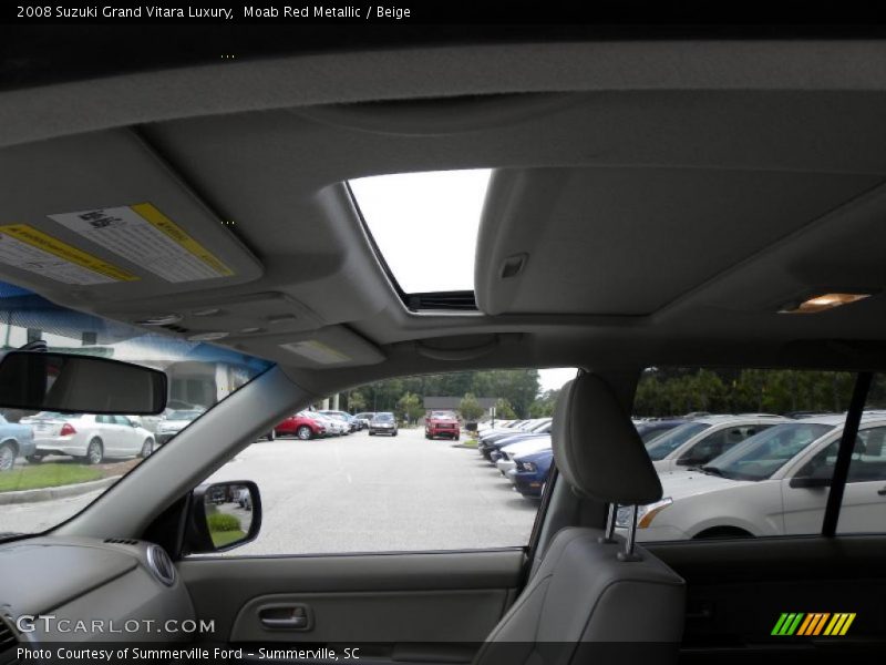 Moab Red Metallic / Beige 2008 Suzuki Grand Vitara Luxury