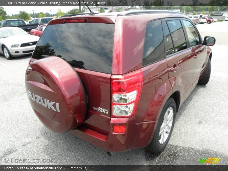Moab Red Metallic / Beige 2008 Suzuki Grand Vitara Luxury