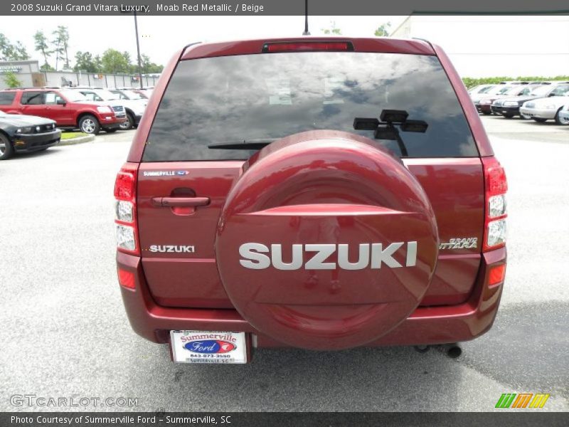 Moab Red Metallic / Beige 2008 Suzuki Grand Vitara Luxury