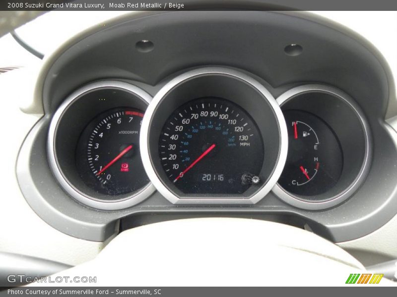 Moab Red Metallic / Beige 2008 Suzuki Grand Vitara Luxury