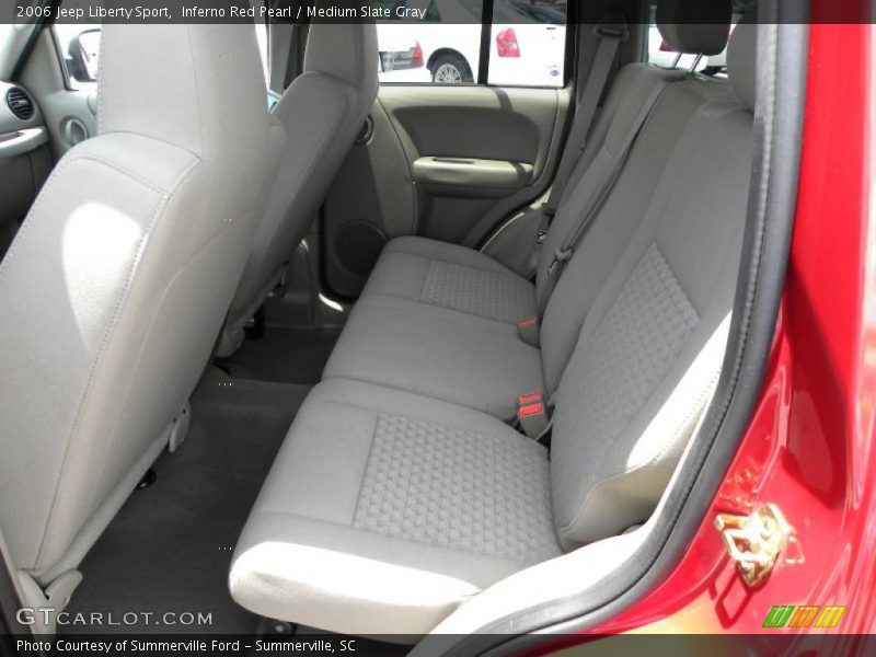 Inferno Red Pearl / Medium Slate Gray 2006 Jeep Liberty Sport