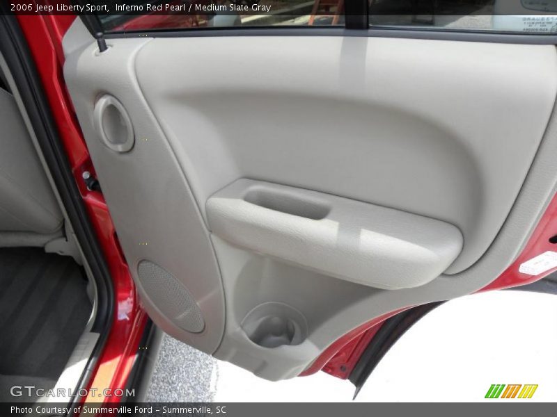 Inferno Red Pearl / Medium Slate Gray 2006 Jeep Liberty Sport