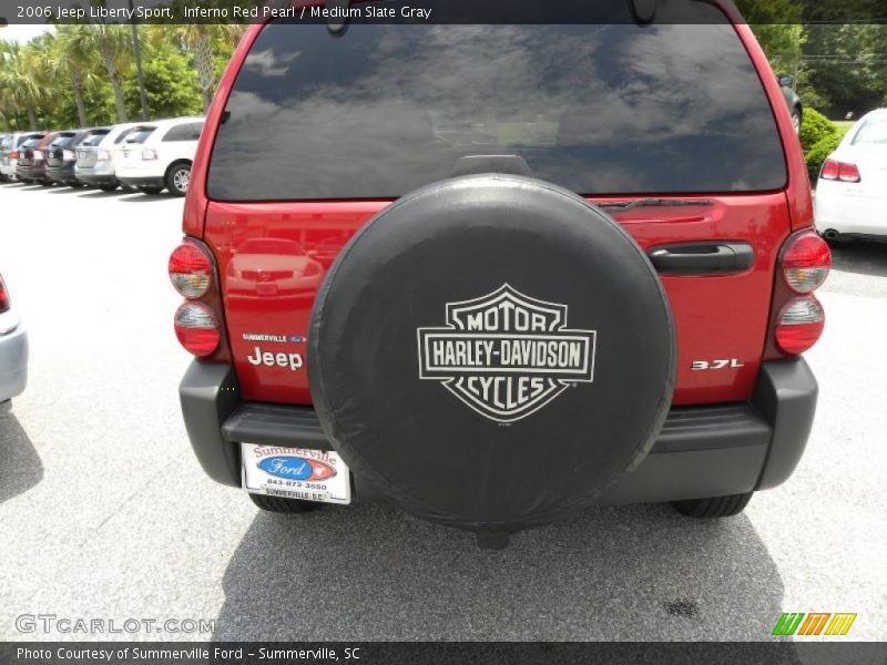 Inferno Red Pearl / Medium Slate Gray 2006 Jeep Liberty Sport