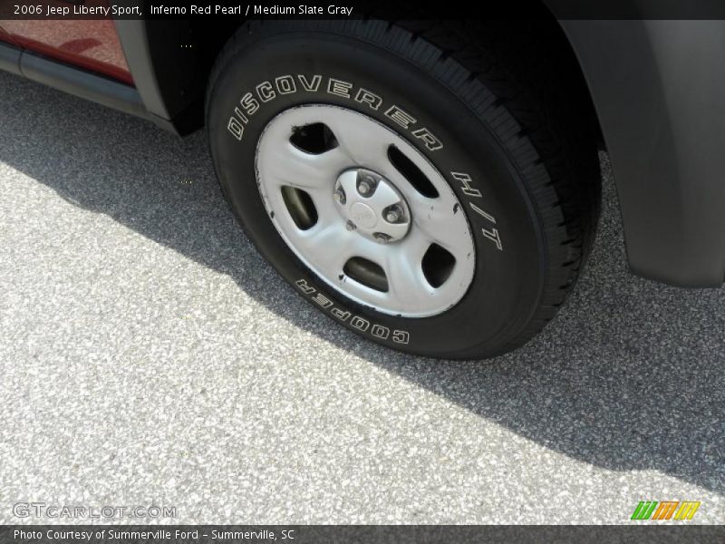 Inferno Red Pearl / Medium Slate Gray 2006 Jeep Liberty Sport