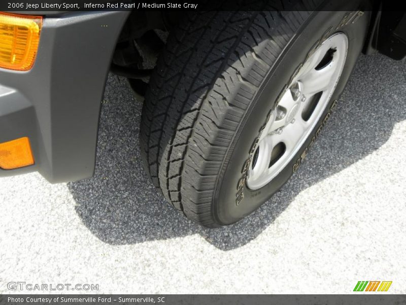 Inferno Red Pearl / Medium Slate Gray 2006 Jeep Liberty Sport