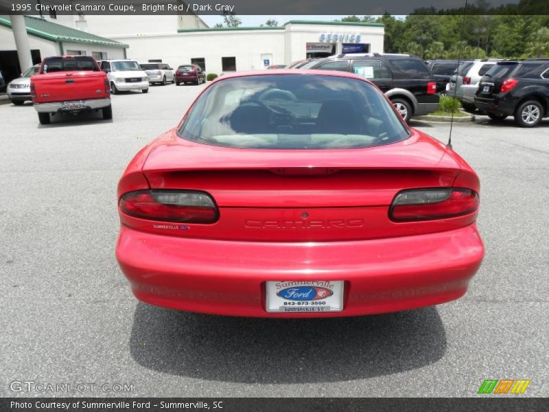Bright Red / Dark Gray 1995 Chevrolet Camaro Coupe