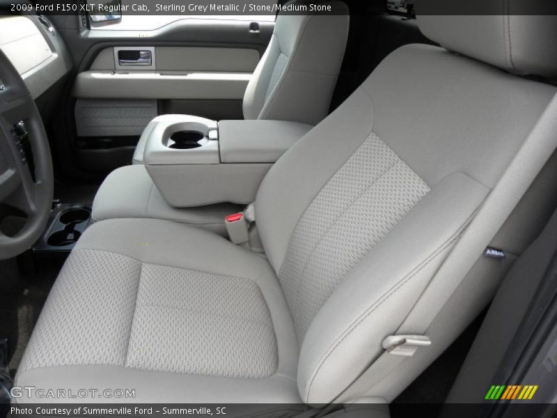 Sterling Grey Metallic / Stone/Medium Stone 2009 Ford F150 XLT Regular Cab