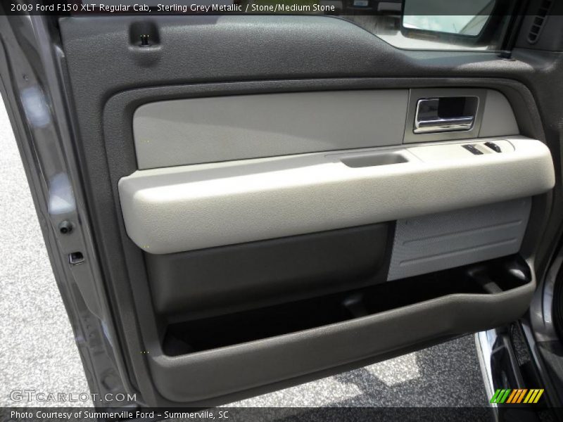 Sterling Grey Metallic / Stone/Medium Stone 2009 Ford F150 XLT Regular Cab