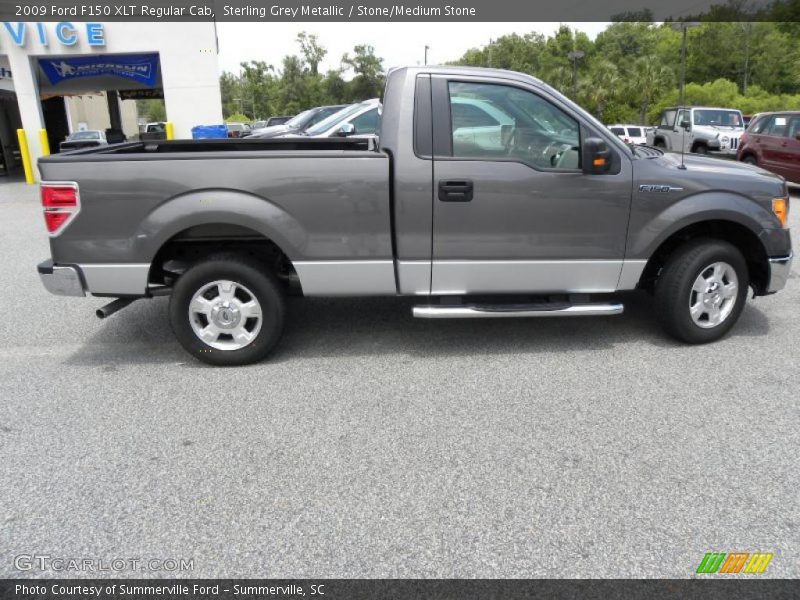 Sterling Grey Metallic / Stone/Medium Stone 2009 Ford F150 XLT Regular Cab