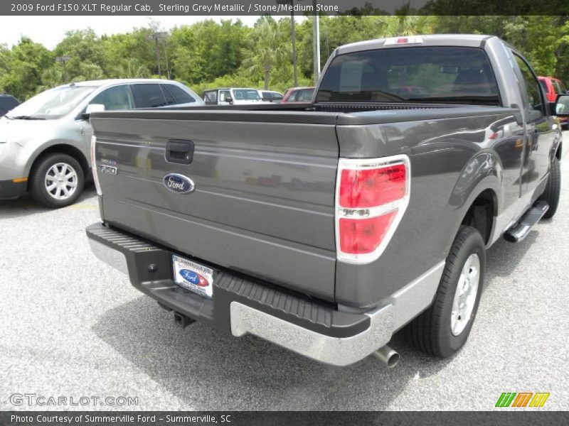 Sterling Grey Metallic / Stone/Medium Stone 2009 Ford F150 XLT Regular Cab