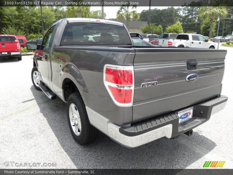 Sterling Grey Metallic / Stone/Medium Stone 2009 Ford F150 XLT Regular Cab