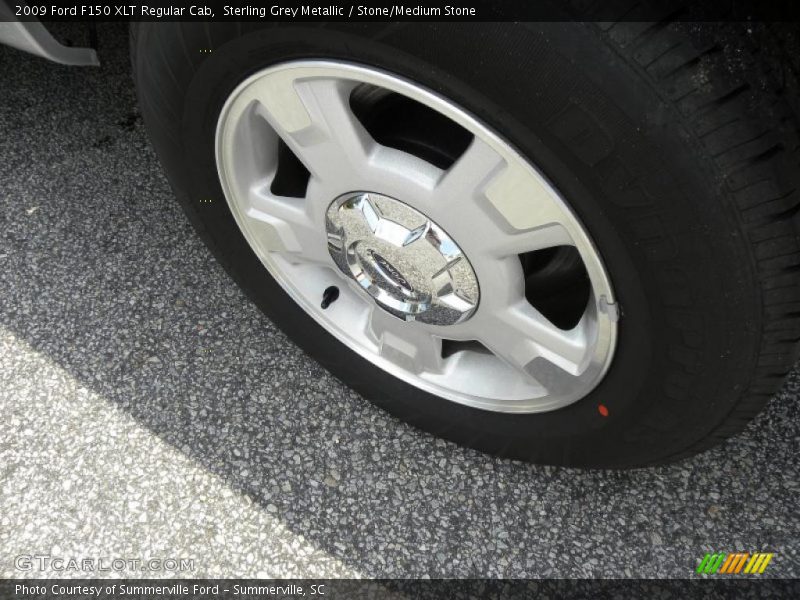Sterling Grey Metallic / Stone/Medium Stone 2009 Ford F150 XLT Regular Cab