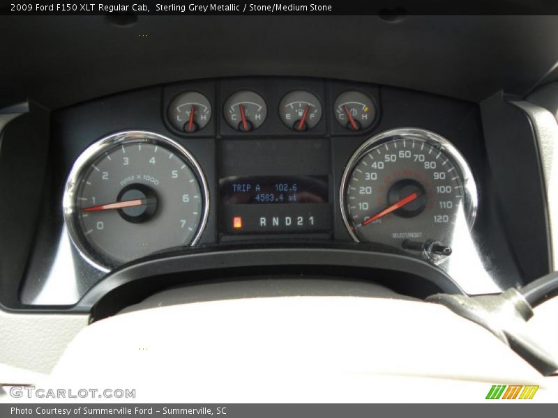 Sterling Grey Metallic / Stone/Medium Stone 2009 Ford F150 XLT Regular Cab