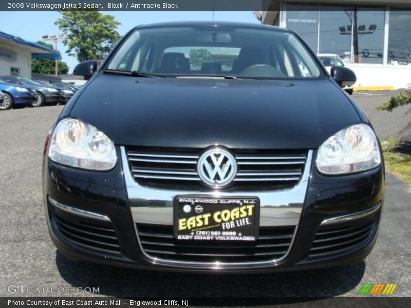 Black / Anthracite Black 2008 Volkswagen Jetta S Sedan