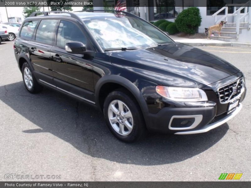 Black / Anthracite Black 2008 Volvo XC70 AWD
