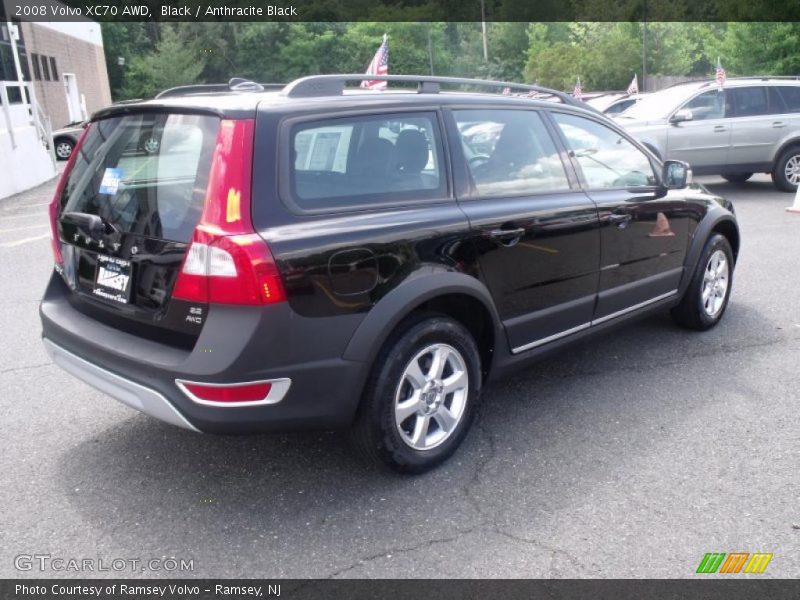 Black / Anthracite Black 2008 Volvo XC70 AWD