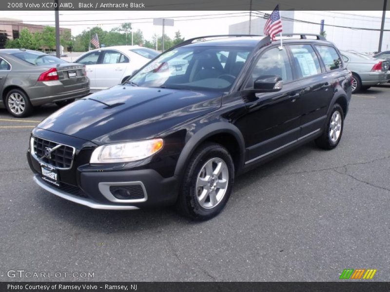 Black / Anthracite Black 2008 Volvo XC70 AWD