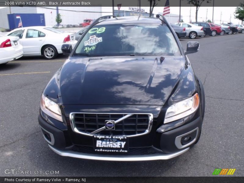 Black / Anthracite Black 2008 Volvo XC70 AWD