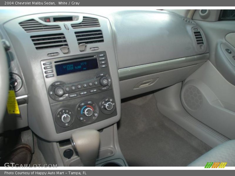 White / Gray 2004 Chevrolet Malibu Sedan