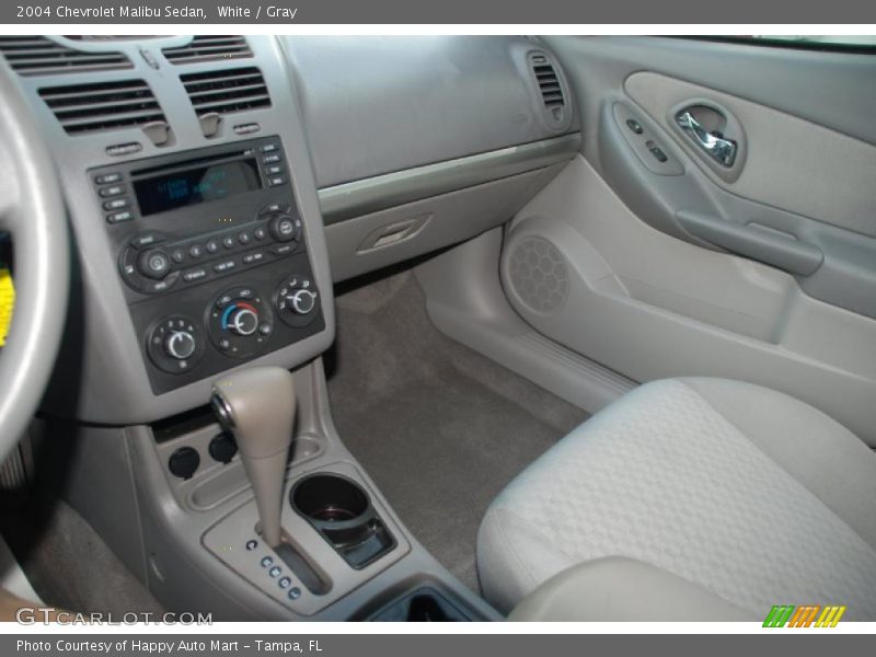White / Gray 2004 Chevrolet Malibu Sedan