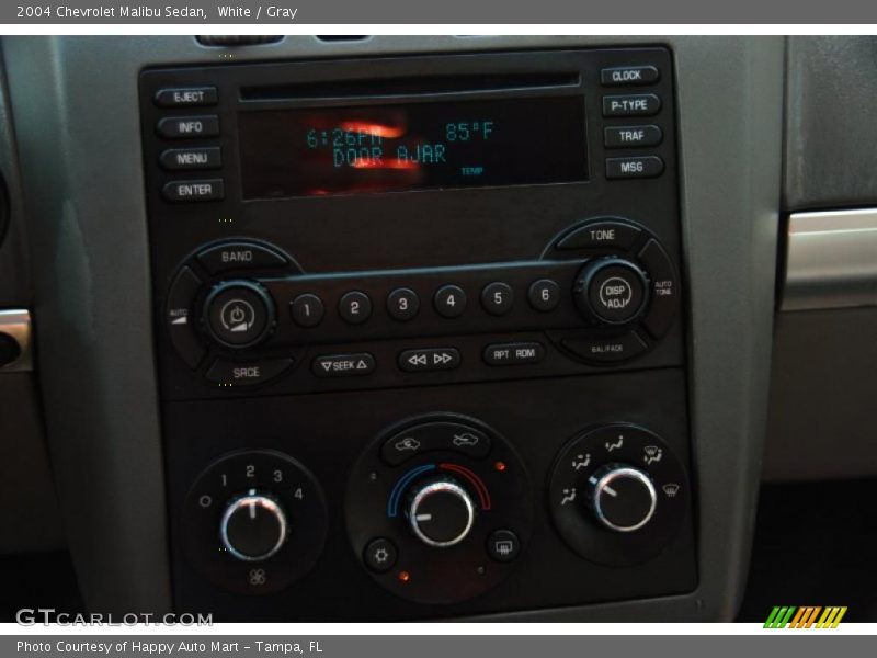 White / Gray 2004 Chevrolet Malibu Sedan