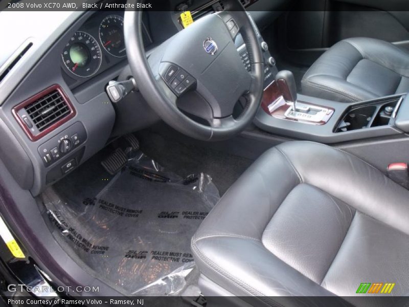 Black / Anthracite Black 2008 Volvo XC70 AWD