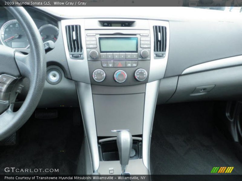 Willow Gray / Gray 2009 Hyundai Sonata GLS