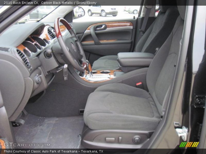 Carbon Black Metallic / Ebony/Ebony 2010 Buick Enclave CX