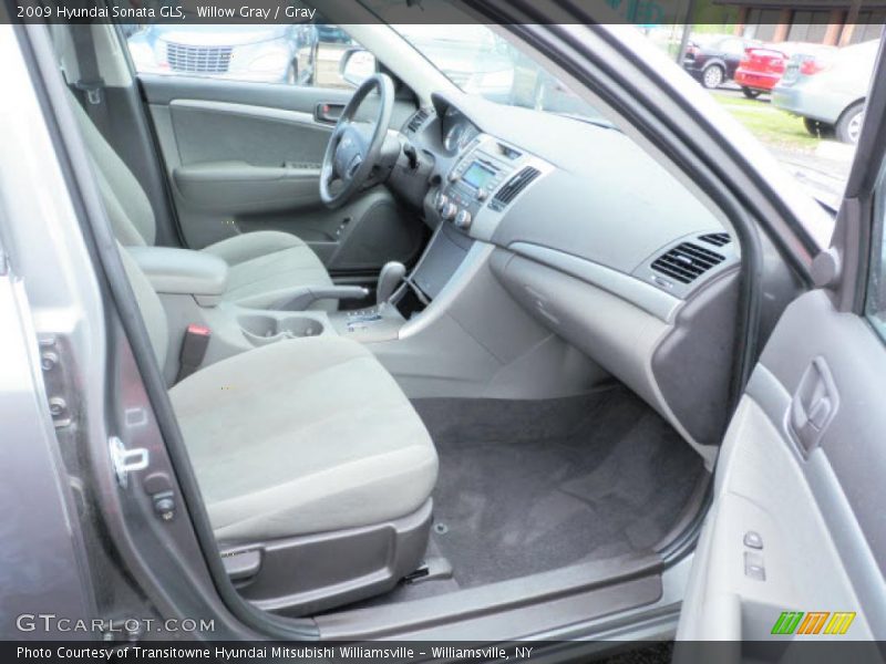 Willow Gray / Gray 2009 Hyundai Sonata GLS