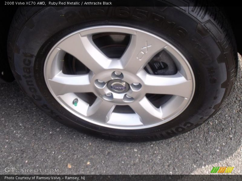 Ruby Red Metallic / Anthracite Black 2008 Volvo XC70 AWD