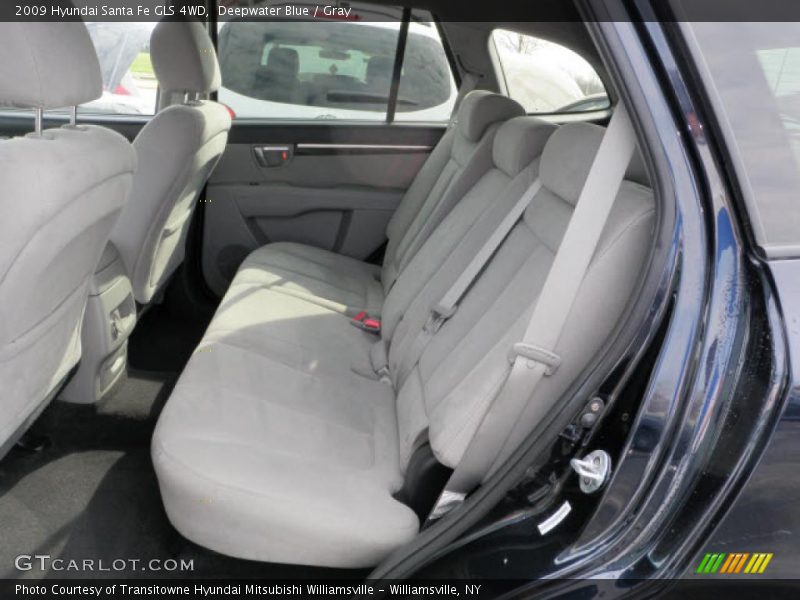 Deepwater Blue / Gray 2009 Hyundai Santa Fe GLS 4WD