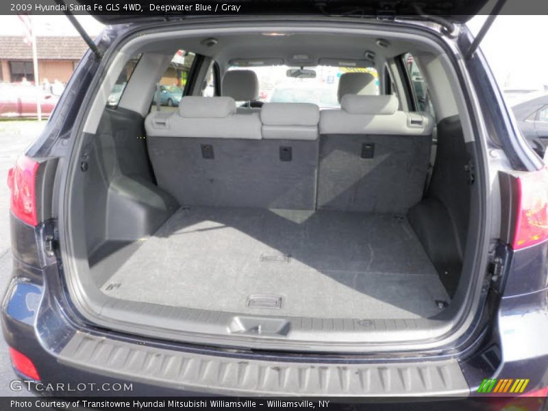 Deepwater Blue / Gray 2009 Hyundai Santa Fe GLS 4WD