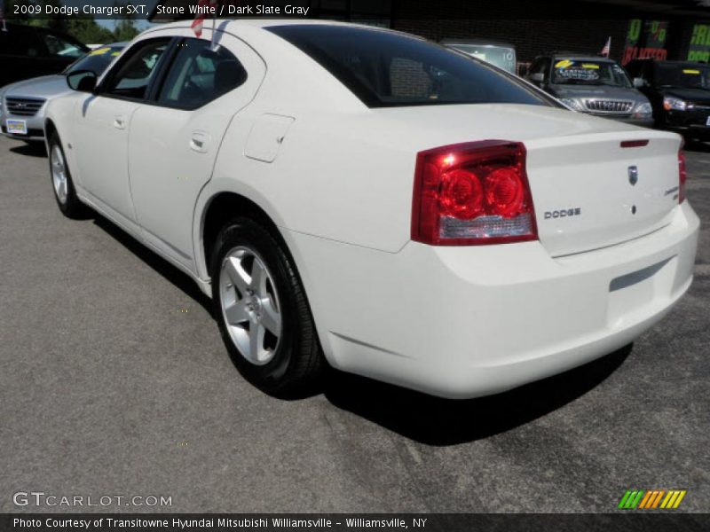 Stone White / Dark Slate Gray 2009 Dodge Charger SXT