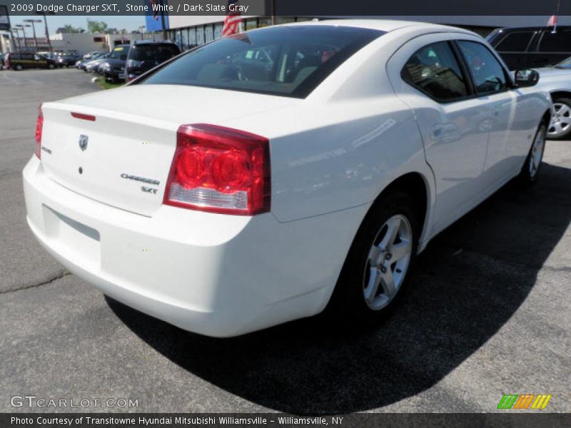Stone White / Dark Slate Gray 2009 Dodge Charger SXT