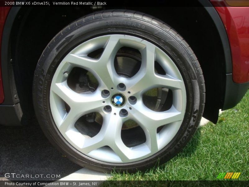 Vermilion Red Metallic / Black 2008 BMW X6 xDrive35i
