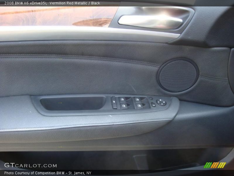 Vermilion Red Metallic / Black 2008 BMW X6 xDrive35i