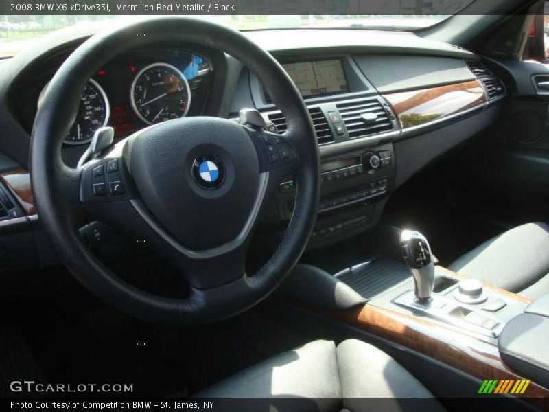 Vermilion Red Metallic / Black 2008 BMW X6 xDrive35i