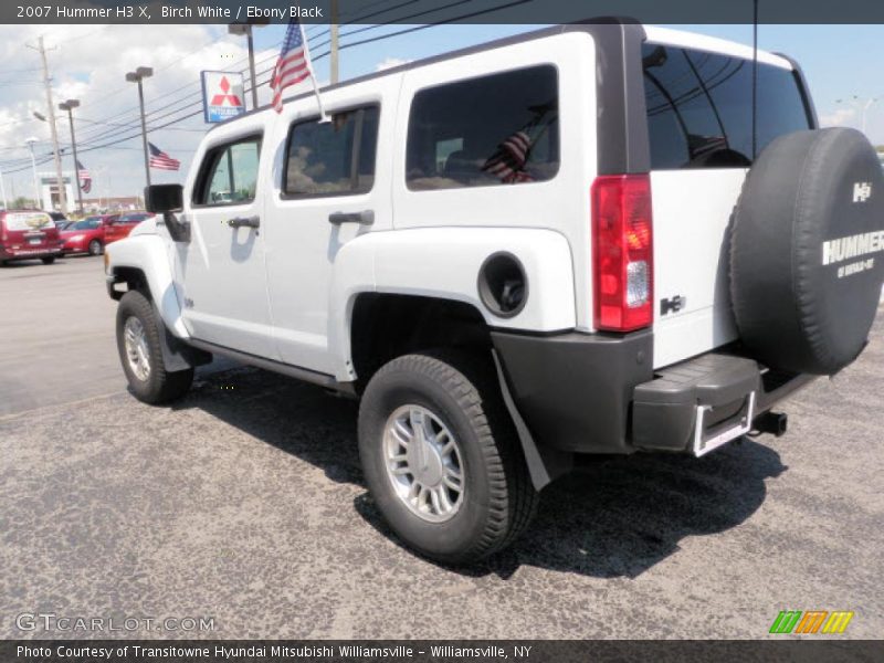 Birch White / Ebony Black 2007 Hummer H3 X