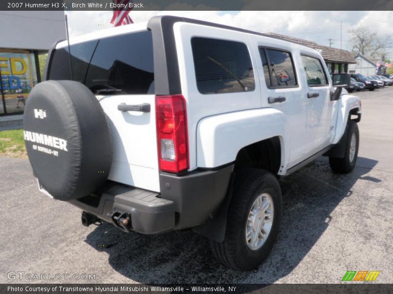 Birch White / Ebony Black 2007 Hummer H3 X