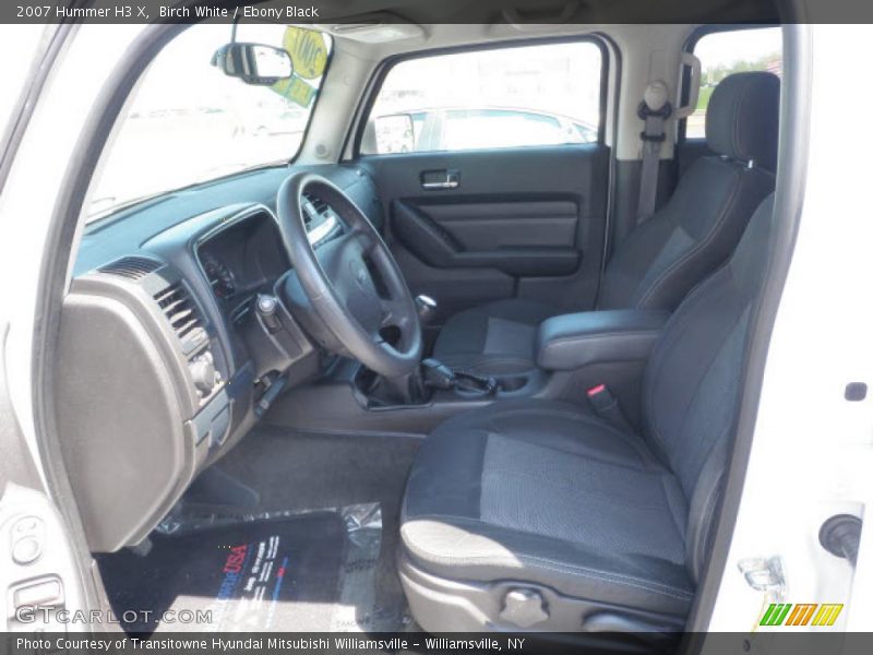 Birch White / Ebony Black 2007 Hummer H3 X