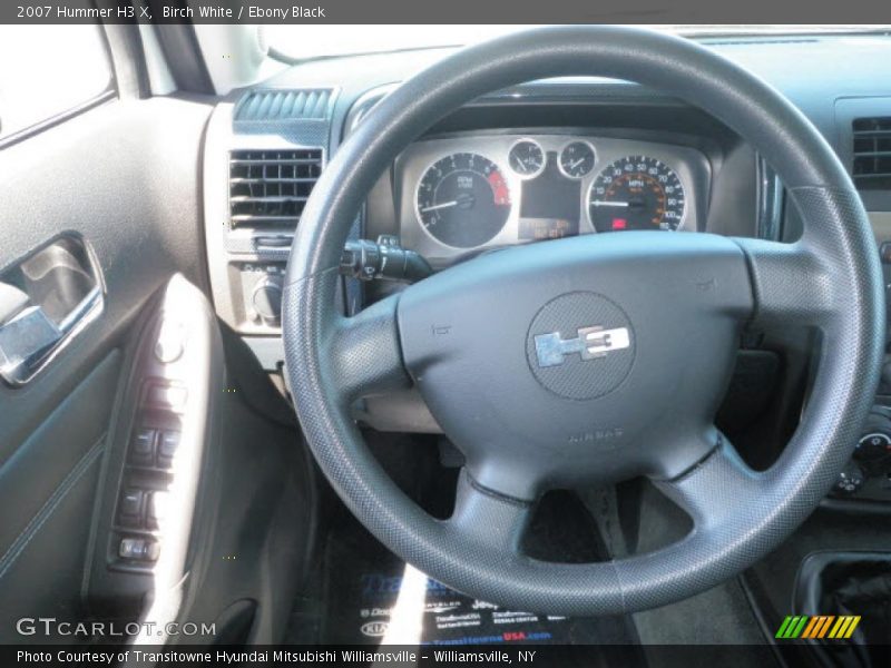 Birch White / Ebony Black 2007 Hummer H3 X