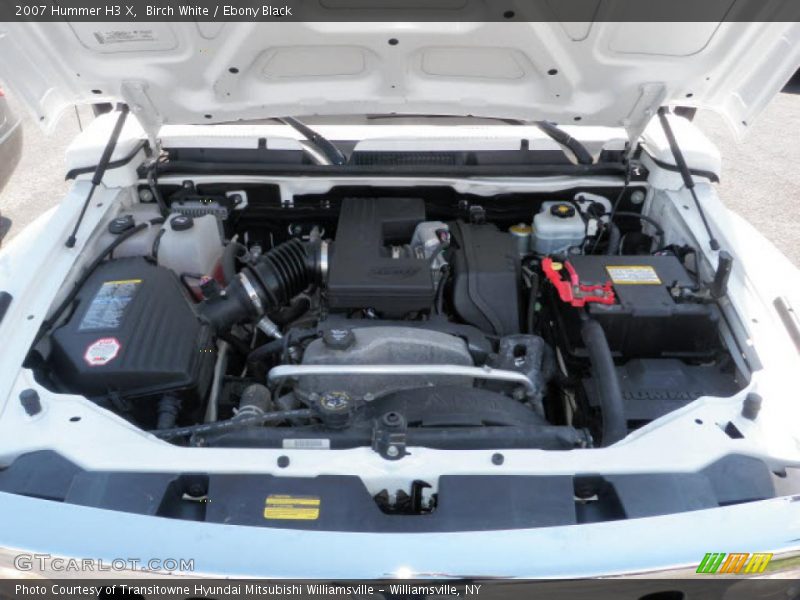 Birch White / Ebony Black 2007 Hummer H3 X